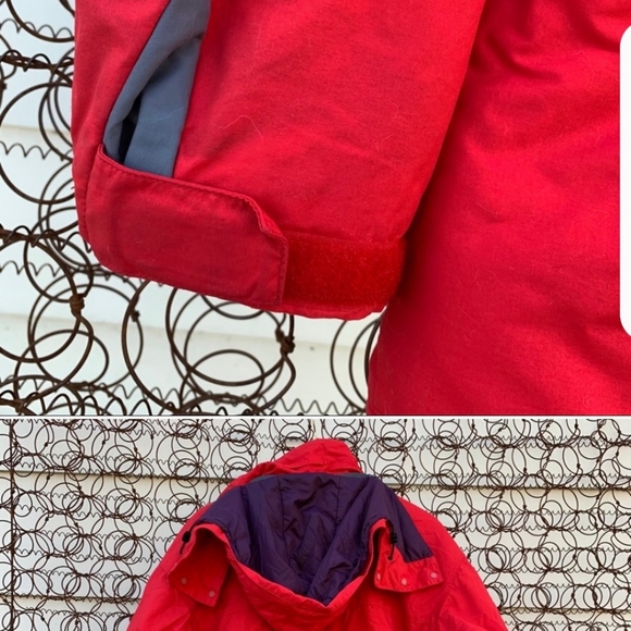 Vintage 1990's Patagonia red puffer parka jacket. - Picture 8 of 10